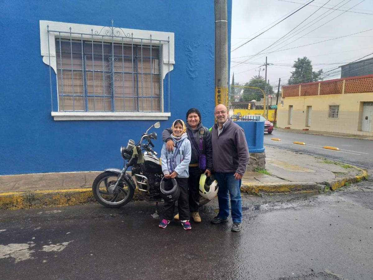 Hostal Azul Puebla Barrio El Alto Екстер'єр фото