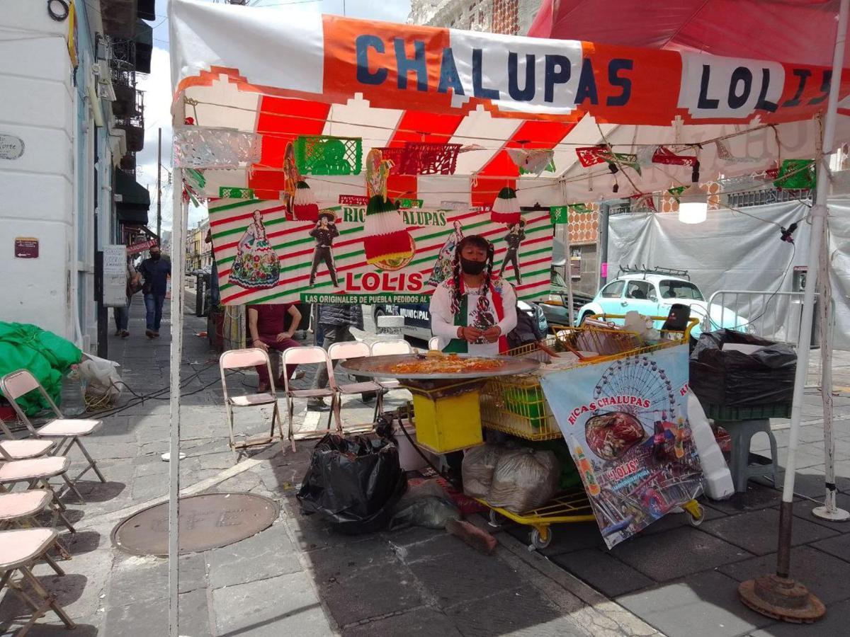 Hostal Azul Puebla Barrio El Alto Екстер'єр фото